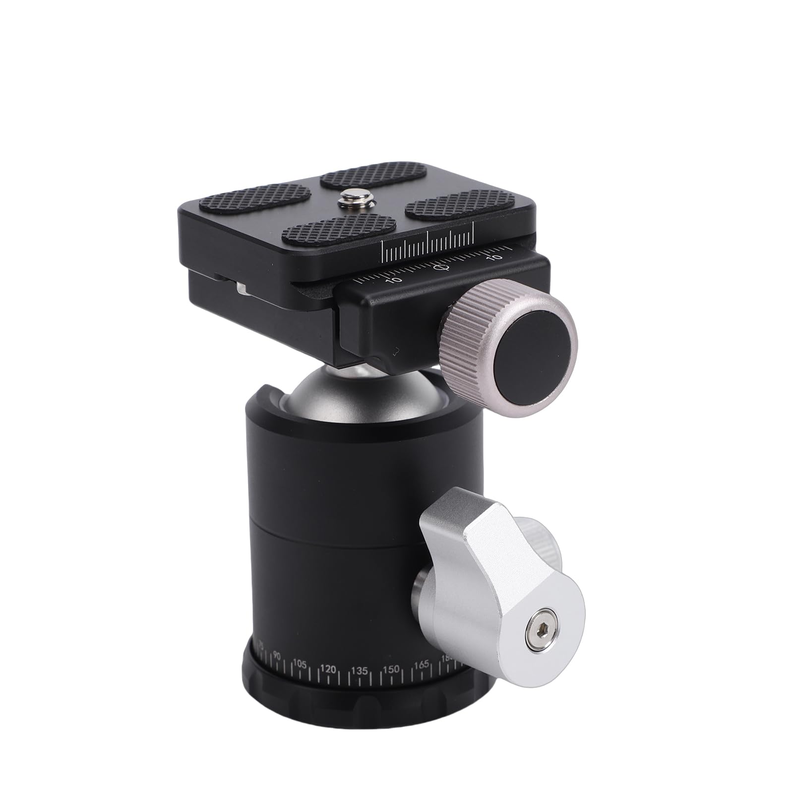 Naroote Rótula de Bola para Trípode, Rótula de Bola de Triple Bloqueo, de Resistente con Base Panorámica 360, Ideal para Cámaras DSLR y sin Espejo