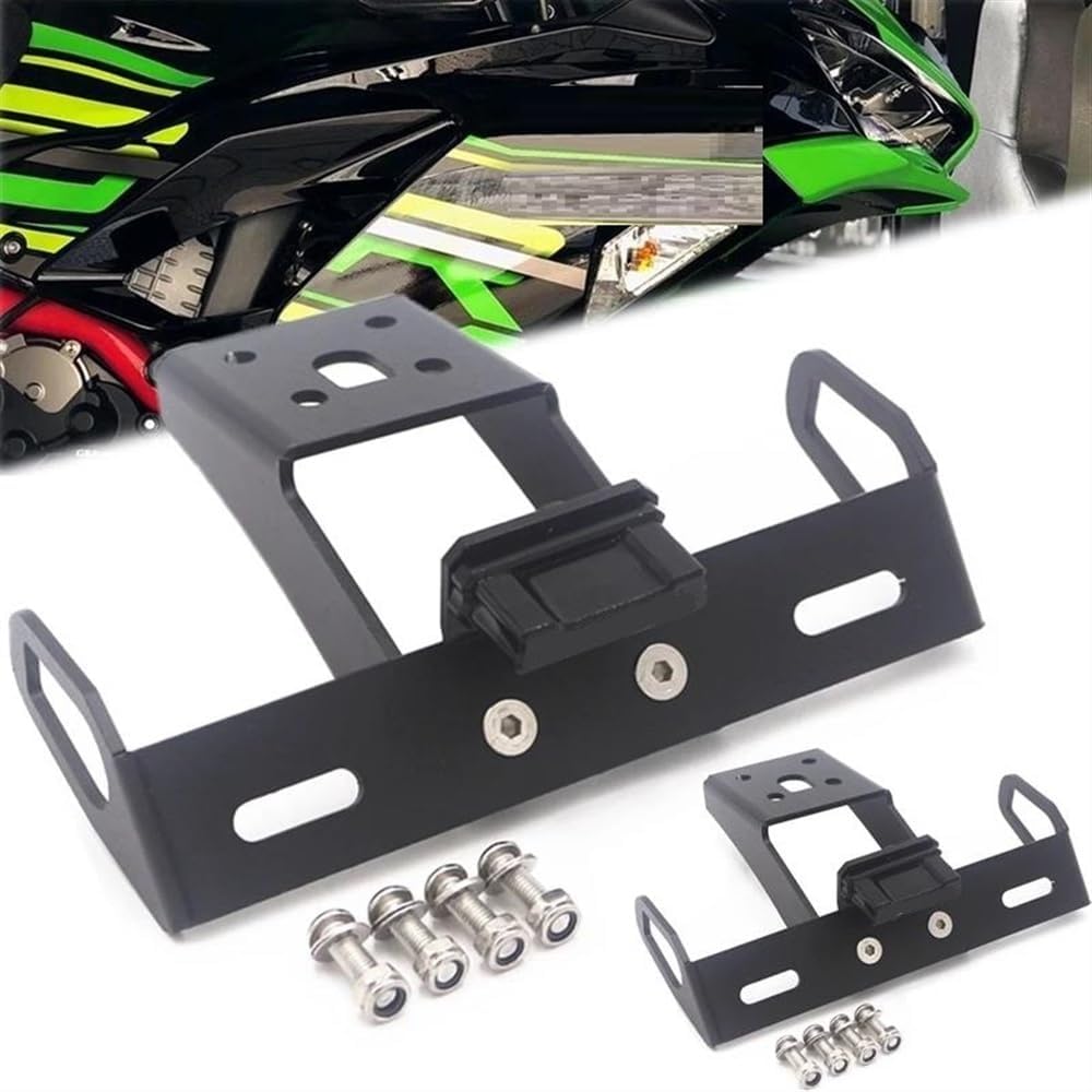 Motorcycle License Plate Holder Frame with Light Accessories for K&awasaki Ninja 636 ZX 6R 2009-2018 ZX 10R Ninja 2008 2009 2010 Motorcycle