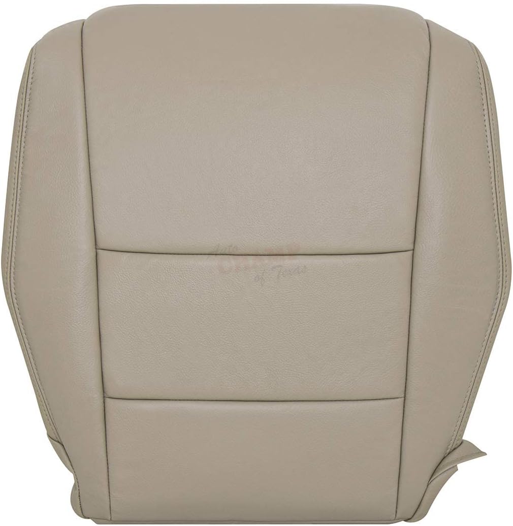 Compatible with 2008-2013 Honda Accord 4-Door EX SE LX -Driver Side Bottom Replacement Leather Seat Cover Tan