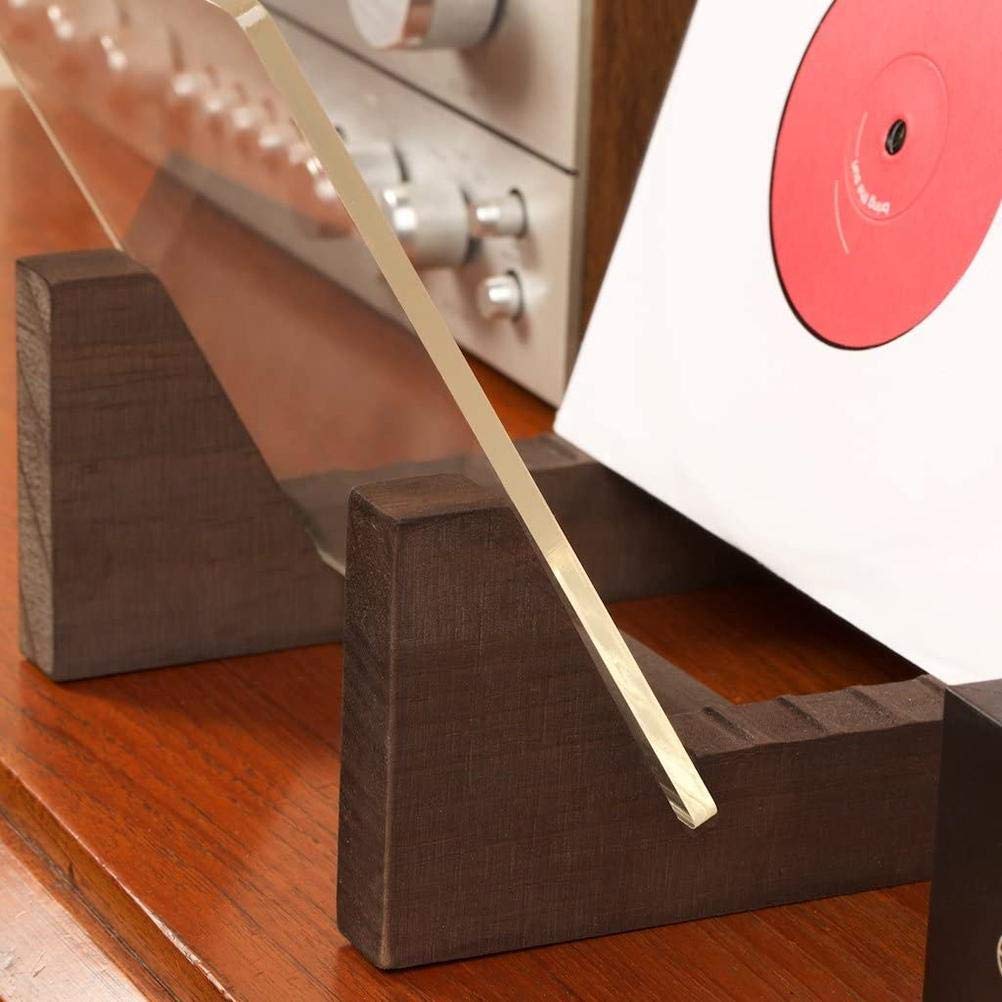 RetroFun Supporto per Dischi in Vinile, espositore per CD in Legno Scaffale per Dischi impilabile per Contenere Fino a 25 Album, Dvd o CD, Adatto per Gli Amanti della Musica da DJ