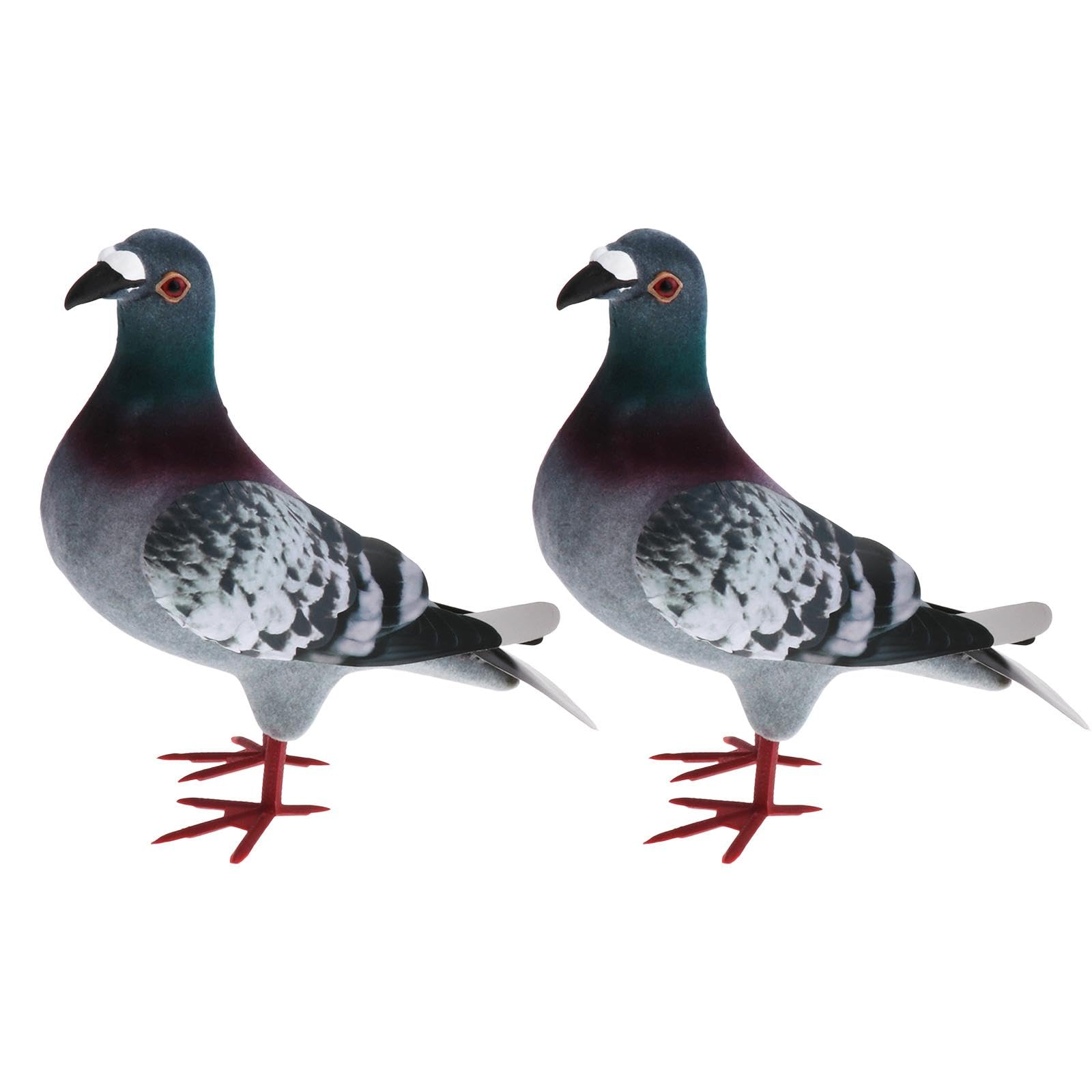 Figurine pigeon réaliste en mousse pour décoration de maison et fête