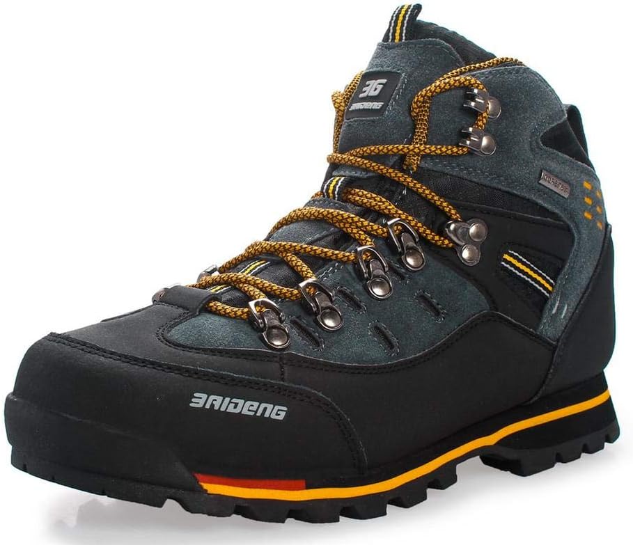 Gnediae – Botas de senderismo para hombre, para trekking, para hombre,  impermeables, para exteriores, de invierno, antideslizantes, cómodas y  suaves, 40-46, color Amarillo, talla 43 EU : Amazon.es: Deportes y aire  libre