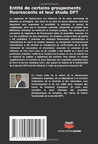 Entité de certains groupements fluorescents et leur étude DFT