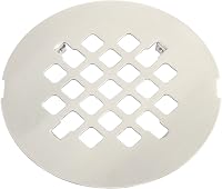 Artiwell 4-1/4 Inch Snap-in Shower Drain Cover - Stainless Steel Round Strainer Grid, Durable Replacement for Easy Clog Prevention
