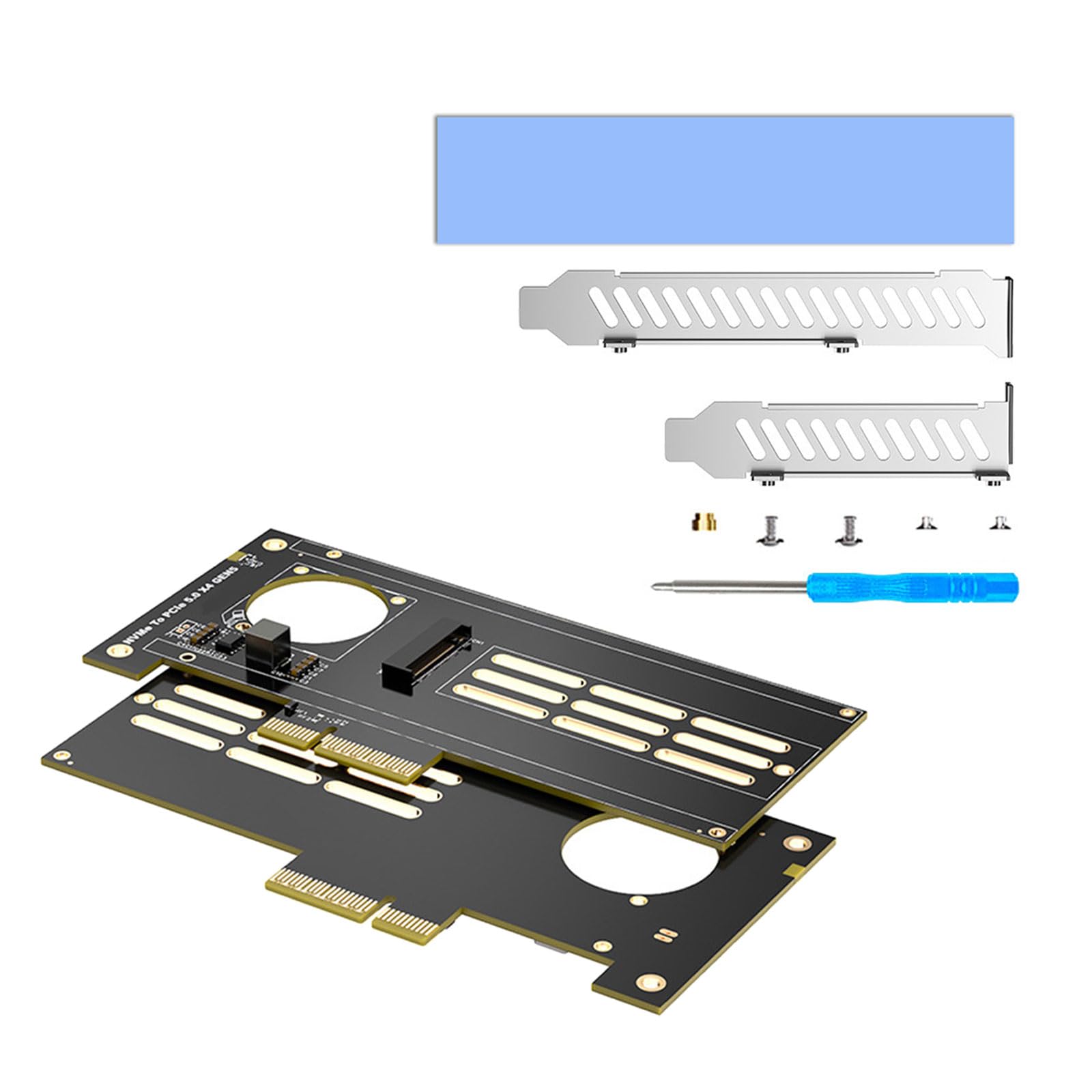 PCIe5.0 to NVME2.0 Expansion Card with Four Lane Design for Improved Parallel Processing Window Systems