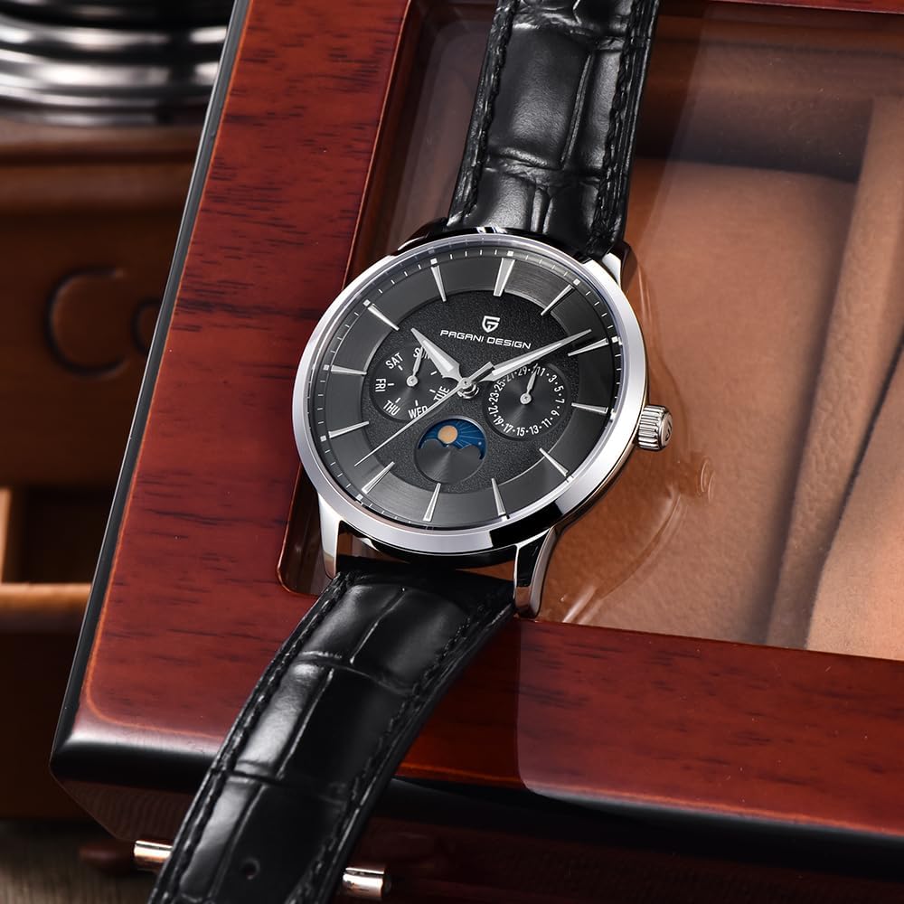 Pagani Design PD1795 watch in its presentation box.