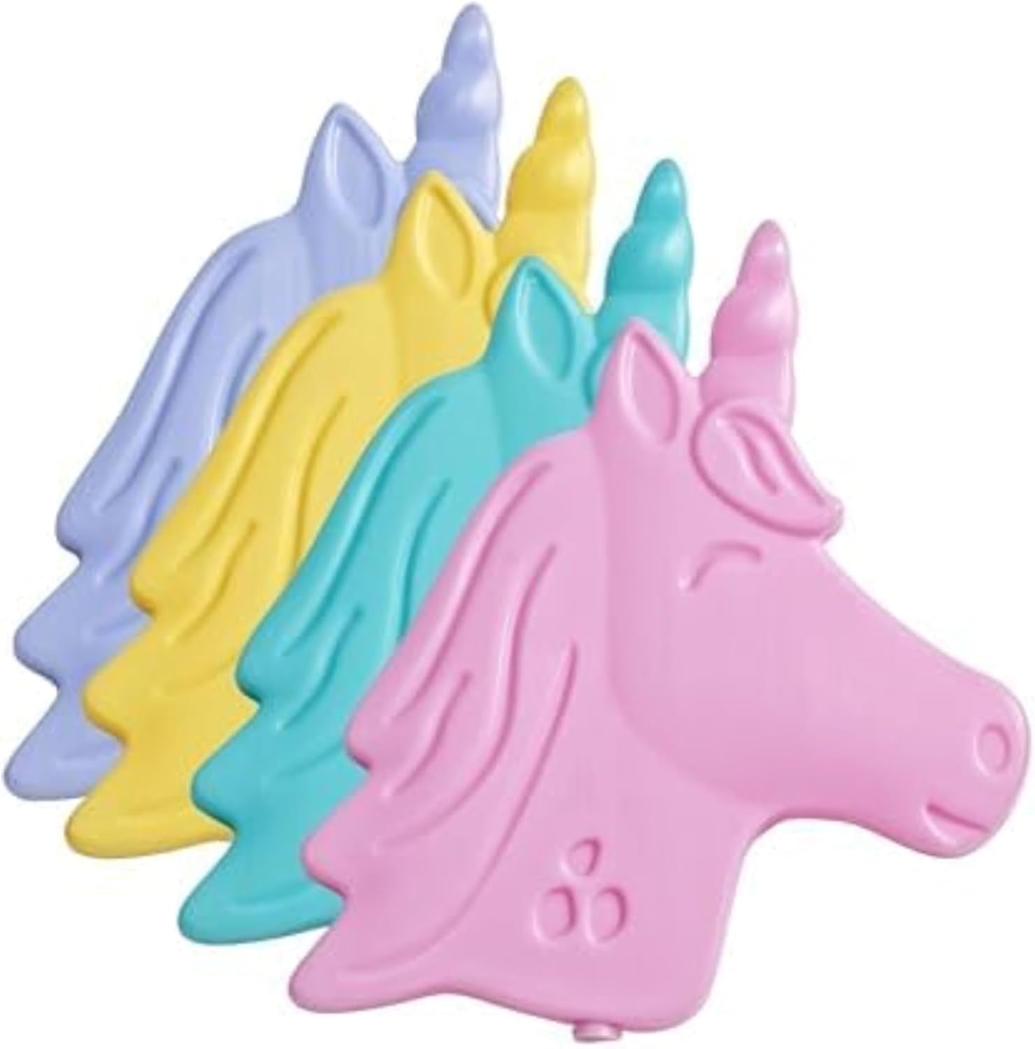 Cool Coolers by Fit & Fresh Kids Lunch Box Ice Packs, Slim Shaped Freezer Pack for Lunch Bags and Coolers 4 Pack Unicorn Multicolor Unicorn - Image 2