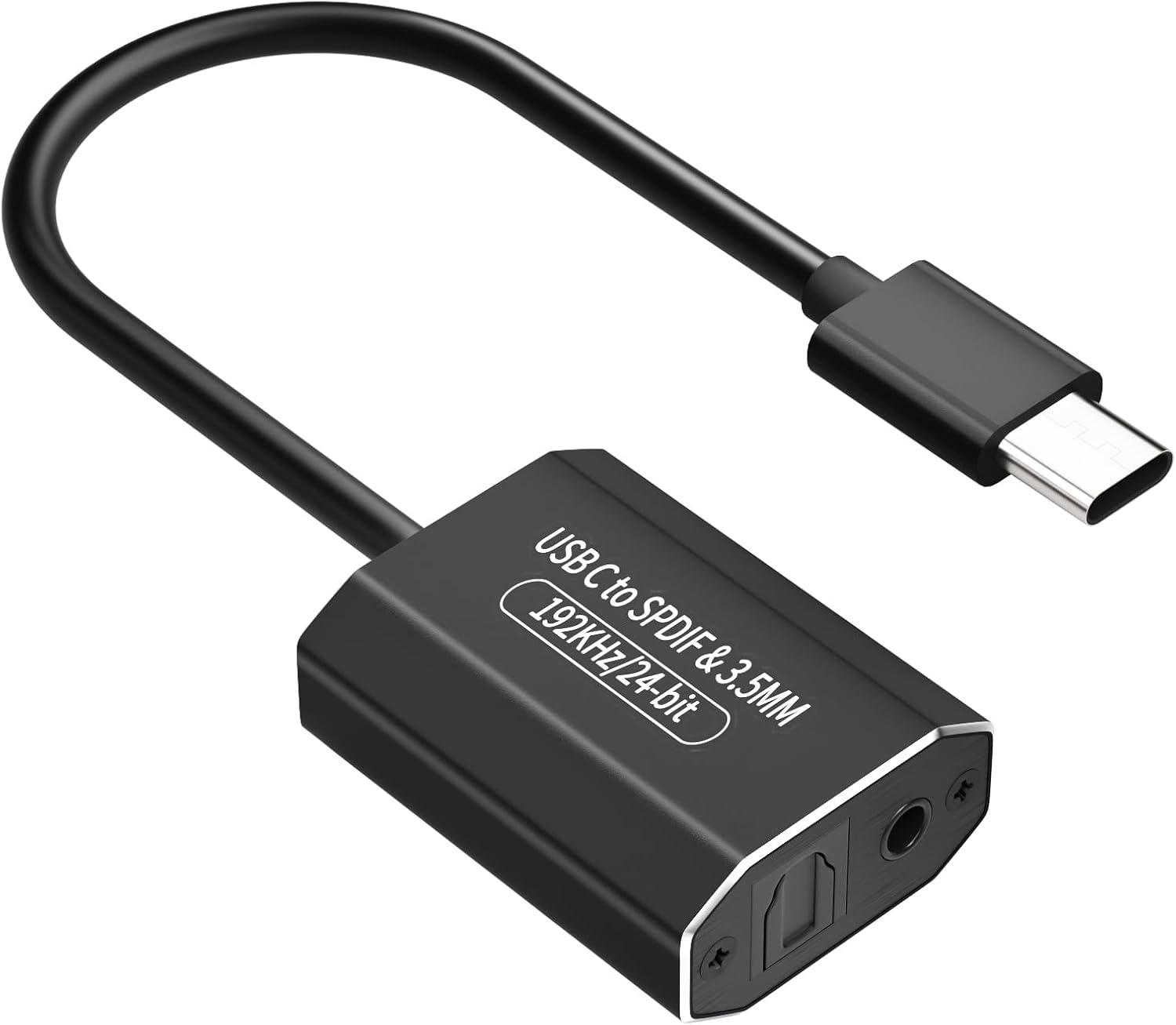 Vergissm USB Type C to TOSLINK Optical Audio Splitter, 3