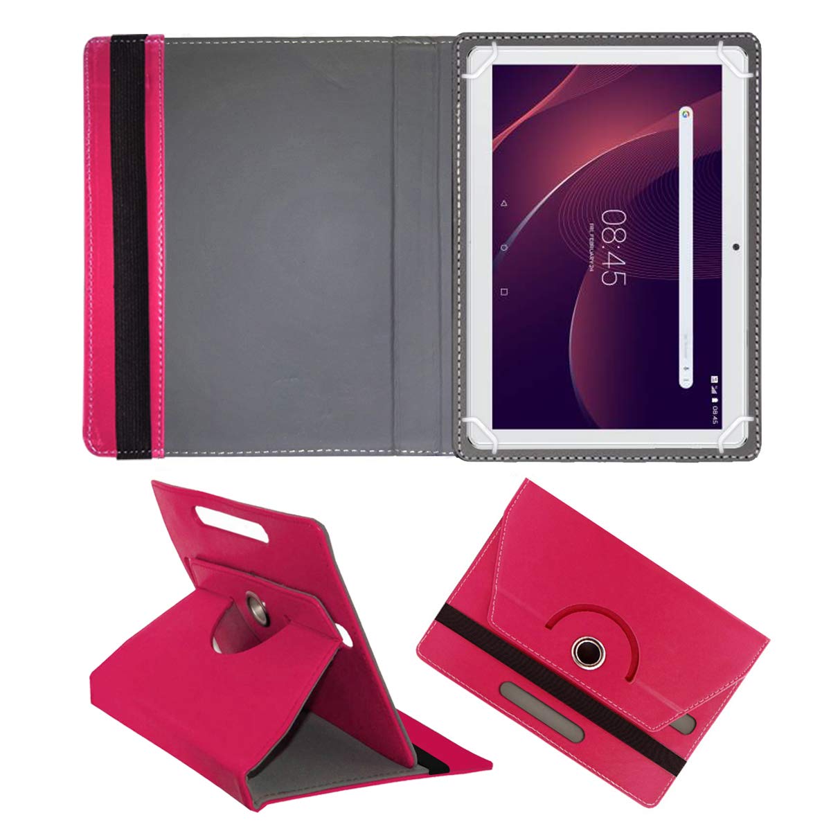 Fastway Rotating Leather Flip Stand Case Cover for Wishtel 10 Inch 4G Tablet Cover Stand Black (Pink) (B0913J7MVK) Amazon Price History, Amazon Price Tracker