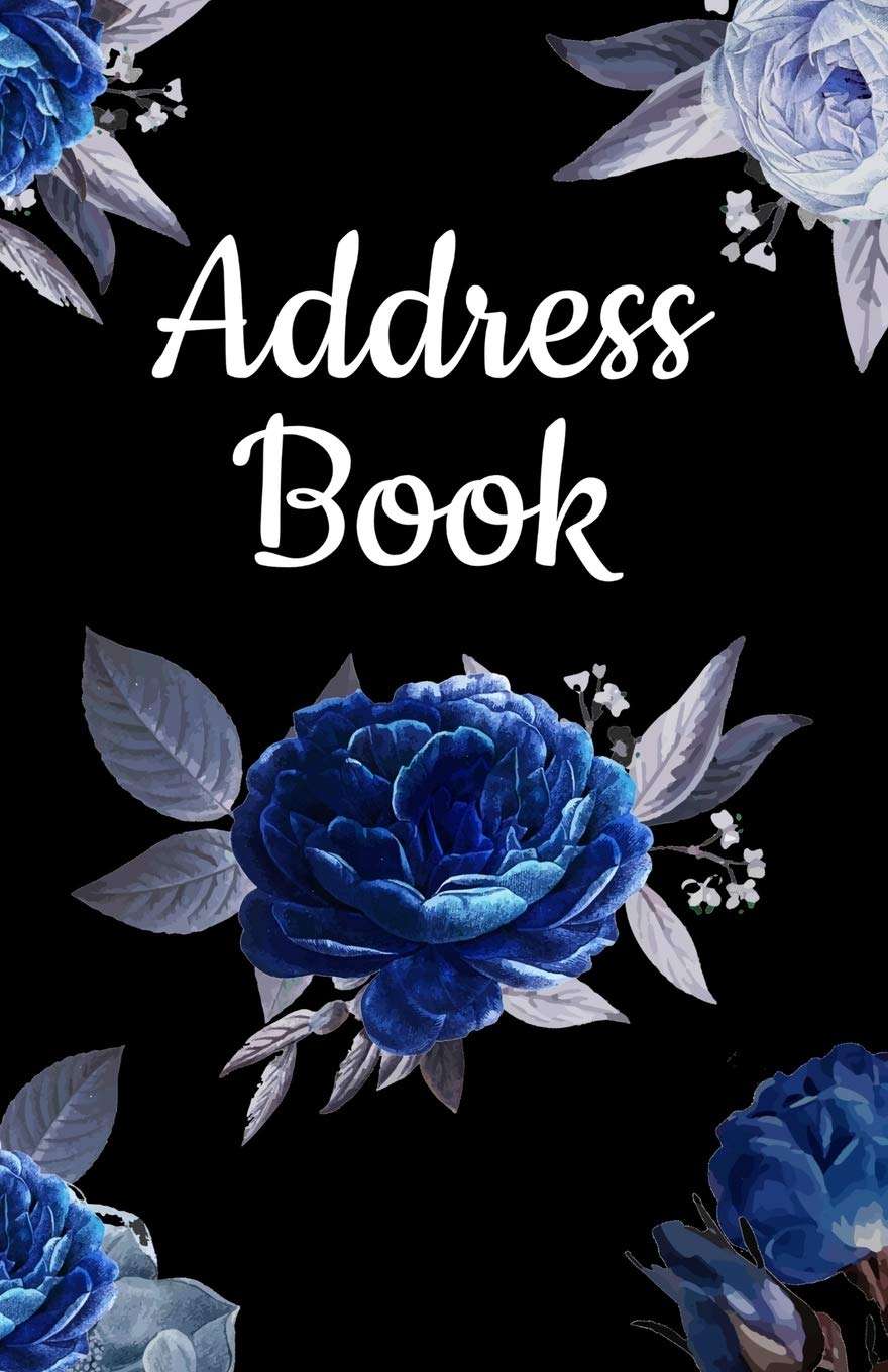 Address Book: Pretty Floral Design, Address Organizer. Tabbed in Alphabetical Order, Perfect for Keeping Track of Addresses, Email, Mobile, Work & ...