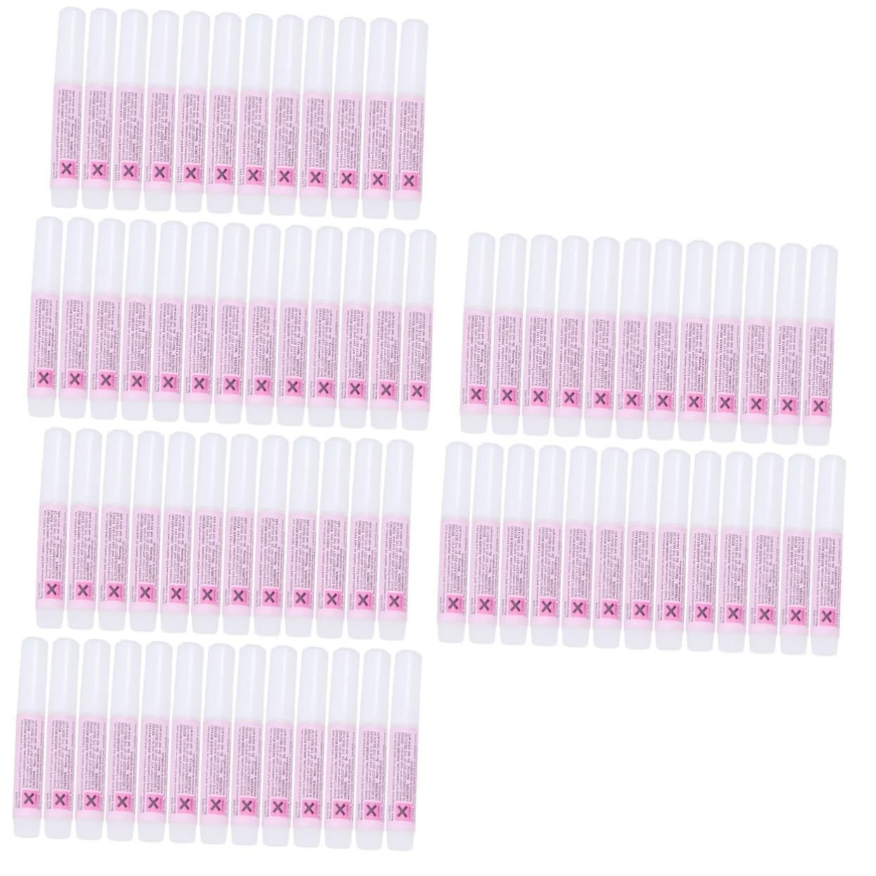 Didiseaon 3 Juegos De Pegamento Para Uñas Postizas De 2 G Secado Rápido Adhesivo Fuerte Para Manicura Y Decoración De Uñas 25 Unidades X 3