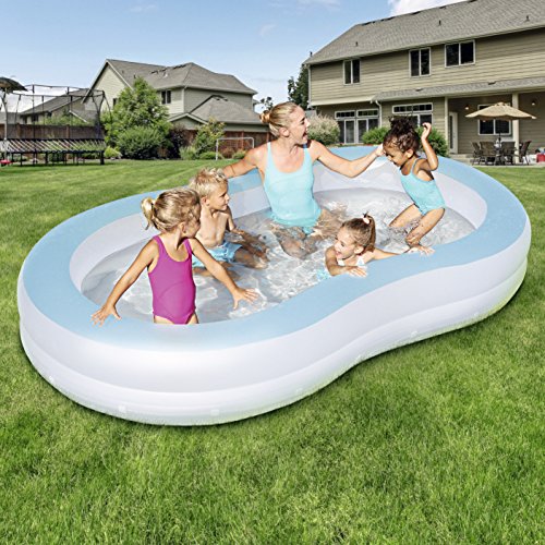 Bestway 54135_04 - Planschbecken Color Wave Pool, 280 x 157 x 46 cm – Bild 3