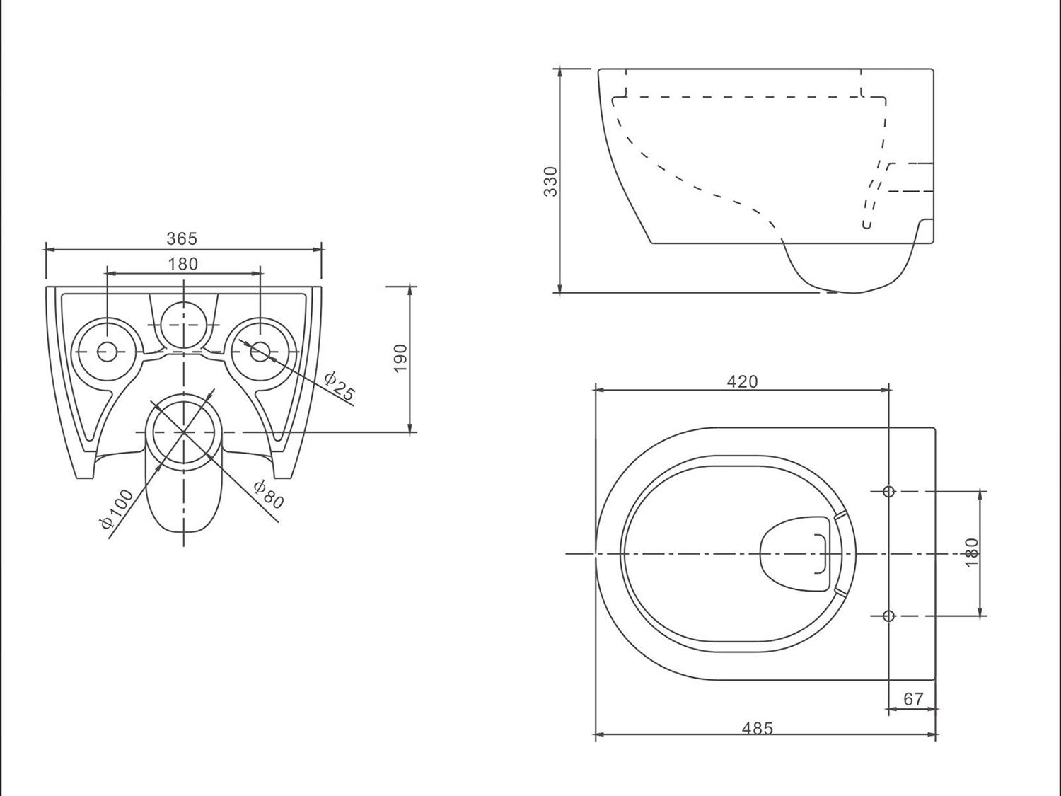 SSWW by Aqua Bagno designerska wisząca toaleta bez kołnierza, w zestawie deska sedesowa wolnoopadająca Softclose + zdejmowana