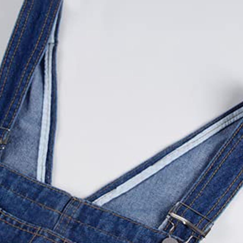 Amazon.com: Uillui Denim Jumpsuit for Women Suspenders Jeans