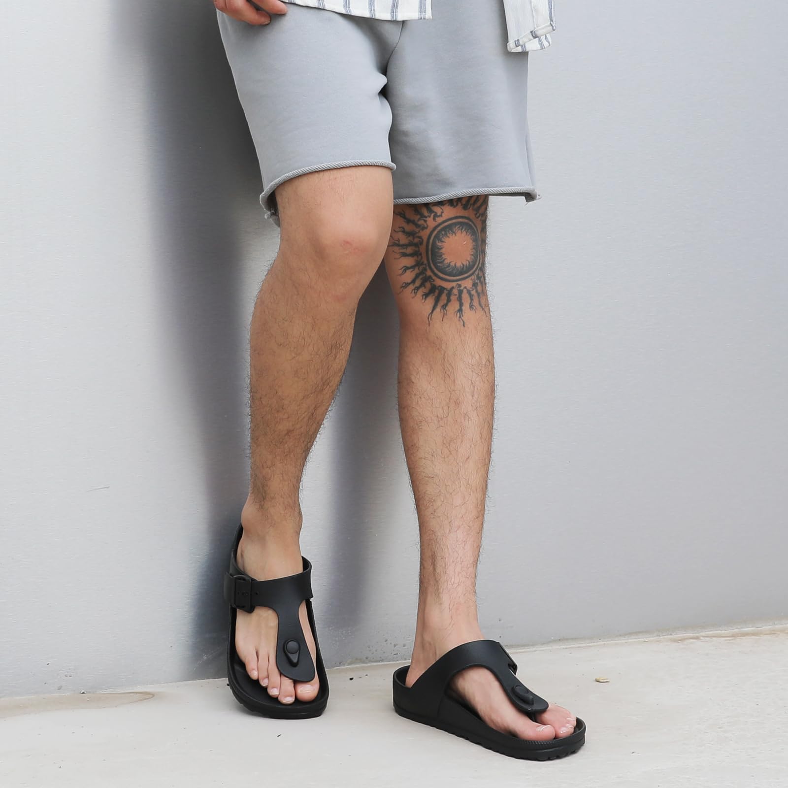 YUHITYGZGS Pantofole Donna Uomo, Flip Flop Estive Da Spiaggia Casa Ciabatte Sportivi Ortopediche Sandalo Giardini Trekking Sandali Morbide Eva Foam Slides Comode Platform Slippers Mules