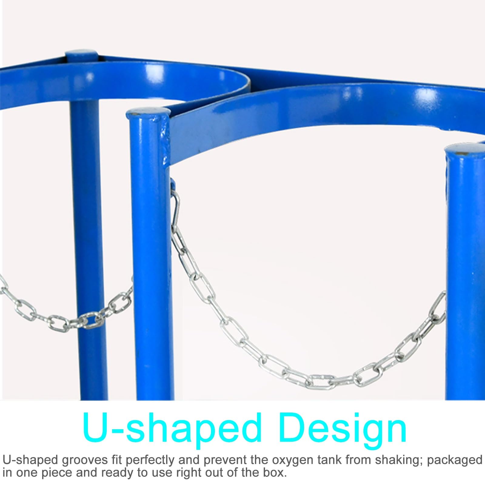 Soporte para Bombonas Gas L 35 65 95 125 155 Cm Soporte Para Bombonas De Oxígeno, De Suelo Soporte Vertical Para Bombonas De Nitrógeno Para El Hogar, Fábrica,(L 35cm(13 4/5"))