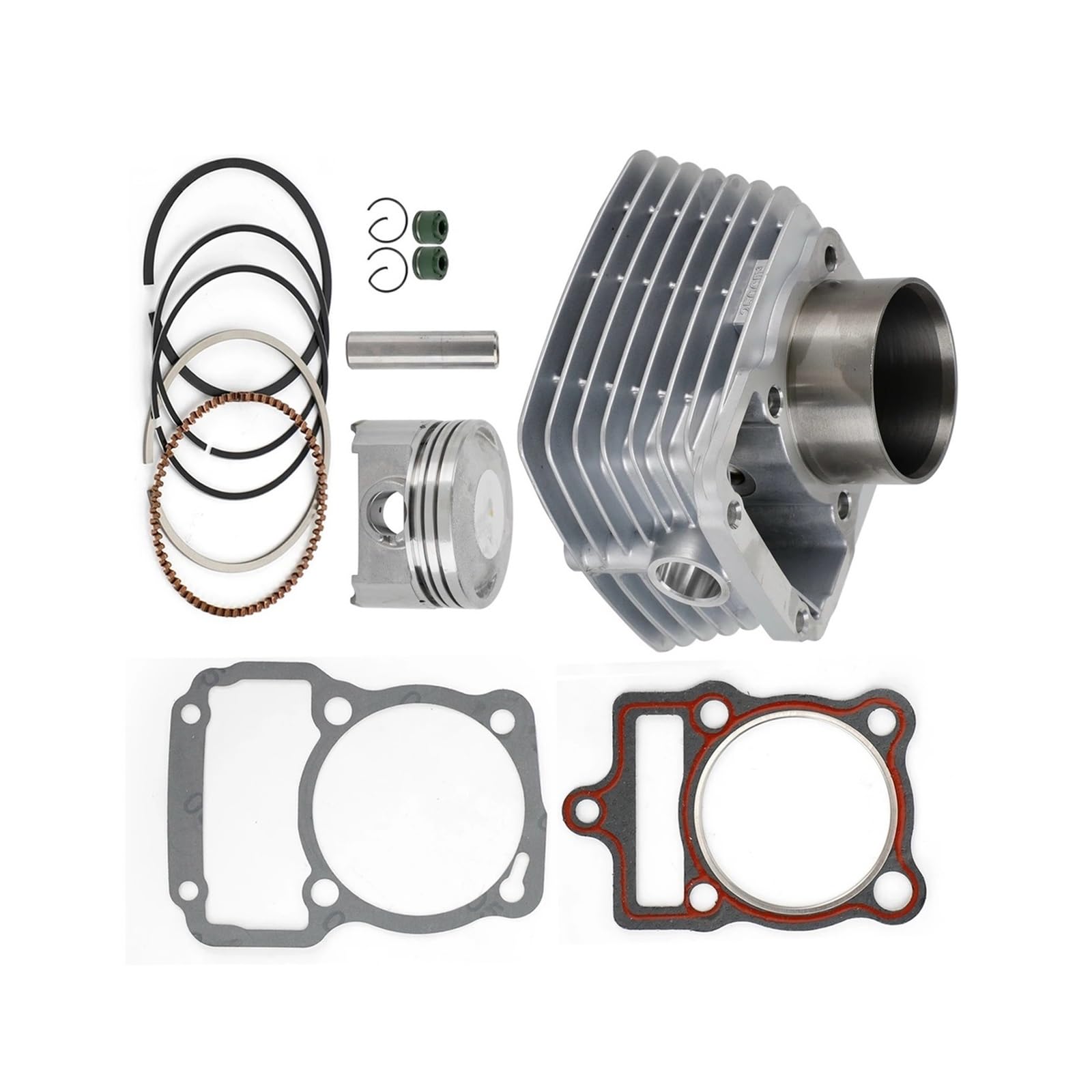Kit cylindre piston CG250 résout perte compression quad chinois 250cc - 6
