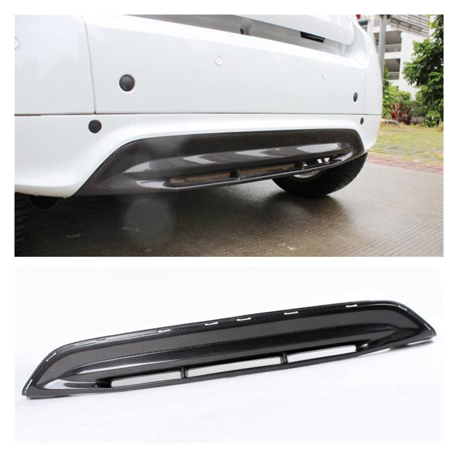 Amazon | 自動車リアバンパーディフューザーリップスポイラー