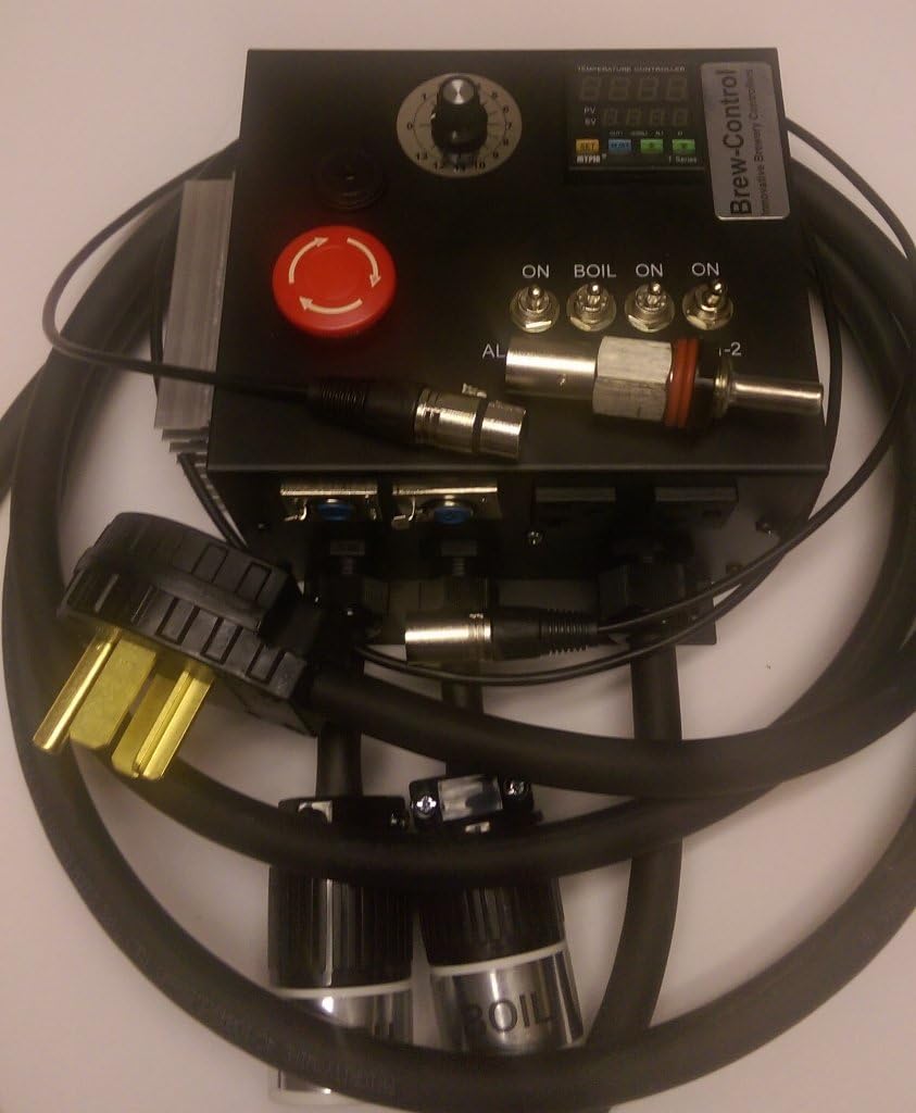 240v HERMS (Heat Exchanged Recirculating Mash System) Home Brewery Controller with 4 prong plug (4 Prong Dryer): Home & Kitchen