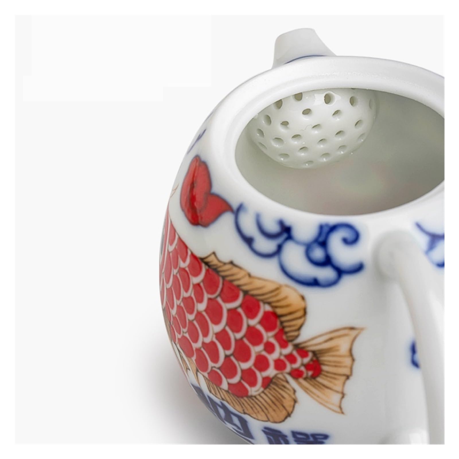 Czajnik do herbaty Dragon Fish Ceramiczny dzbanek do herbaty, chiński zestaw do parzenia herbaty Kung Fu, dzbanek do kawy