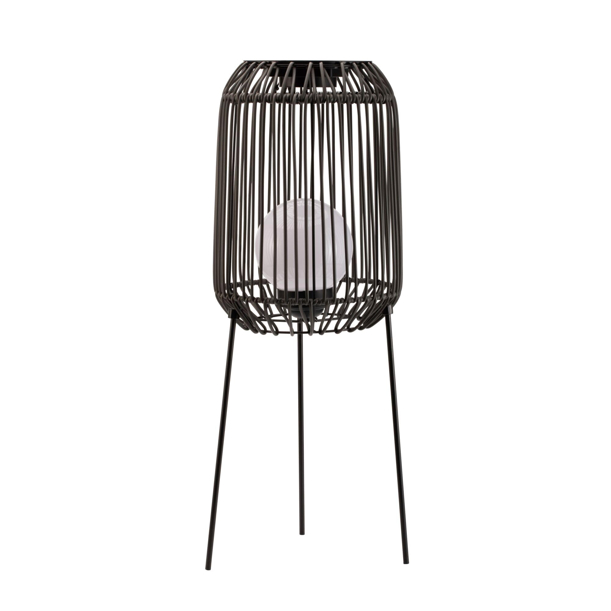 Pauleen Sunshine Coziness Solar-Stehleuchte – Balkon/Garten, Schwarz (Modell 48178)