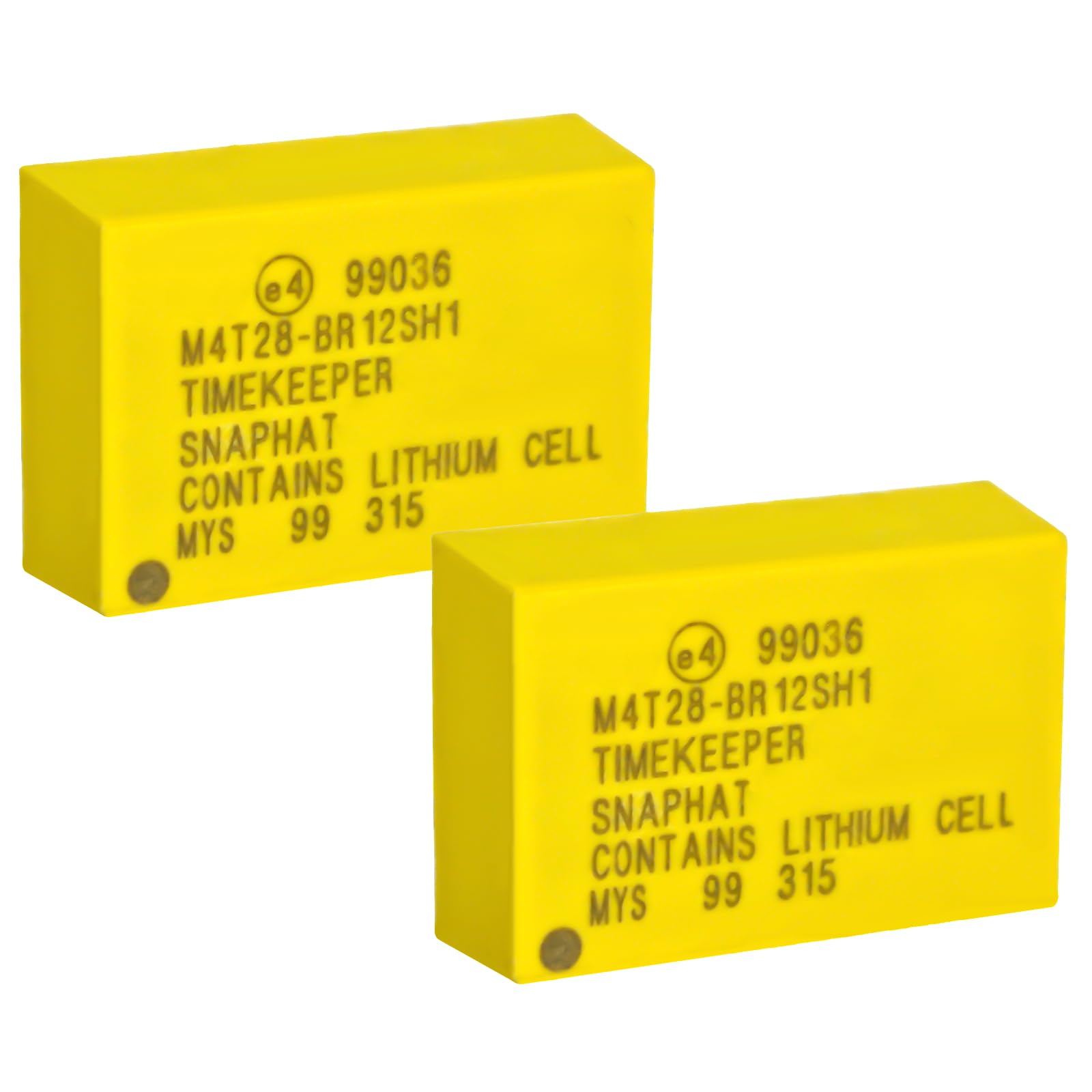 M4T28-BR12SH1 M4T28 Timekeeper 4 pin (confezione da 2) – sostituisce St Microelectronics 497 3686 5 ND 497-3686-5 49736865ND M4T32-BR12SH1