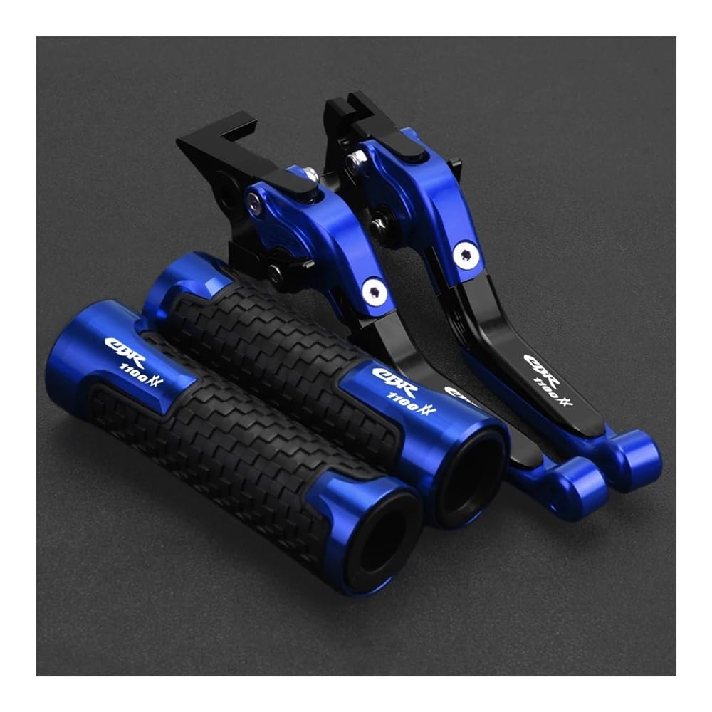 ZDGxfhSRH Motorcycle Brake Clutch Levers for Ho&n&da CBR1100XX CBR 1100 XX Blackbird 1997 1998 1999 2000-2007 Motorcycle Adjustable Brake Clutch Lever Handlebar Grips Ends(Brown)