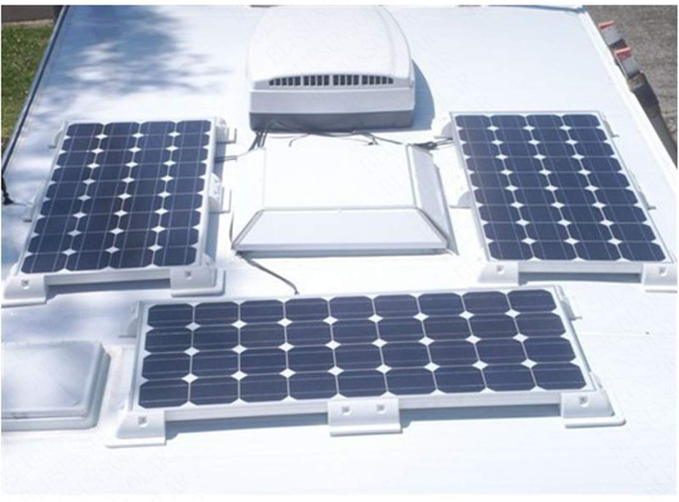 4 Staffe Di Montaggio Universali Per Pannelli Solari – Supporti In Plastica ABS Per Camper, Tetto, Roulotte - 4