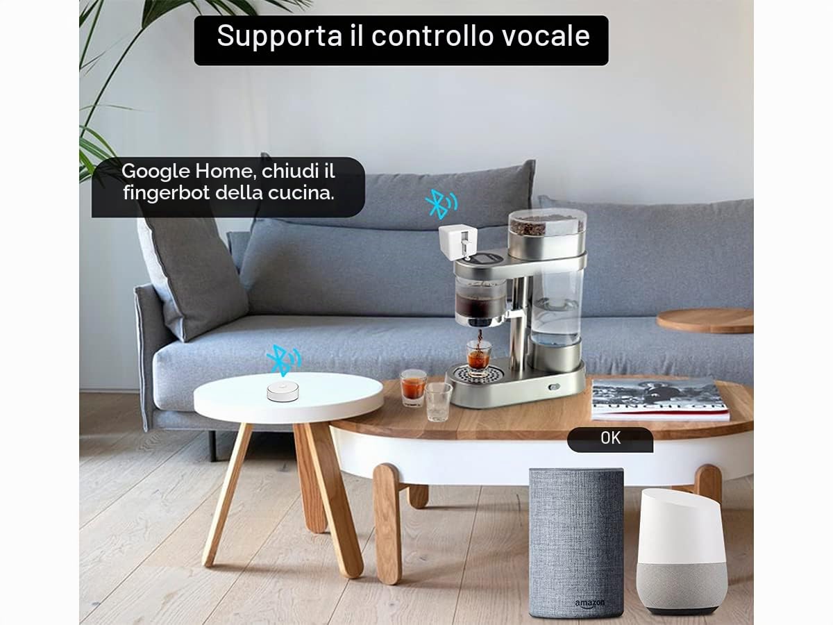 LEDLUX Multi Mode Gateway ZigBee 3.0 WiFi 2.4G Bluetooth Mesh, 3 in 1 con App Tuya Smart Life, Rotondo Elegante,Compatibile con Amazon Alexa e Google Home
