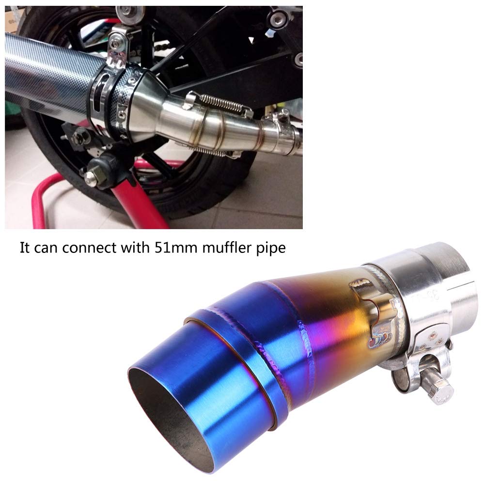 Tubo De Escape Medio Para Kawasaki Z250 Y Ninja300 – Adaptador De Conexión En Acero