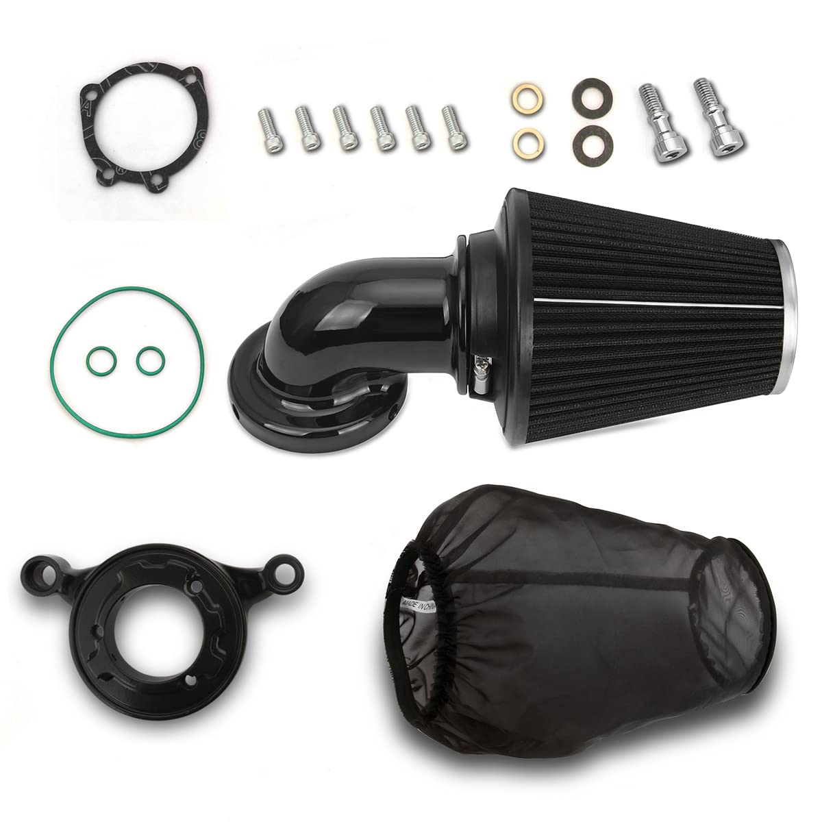 Amazon.com: INDNICE Black Stage 1 cone Air cleaner breather