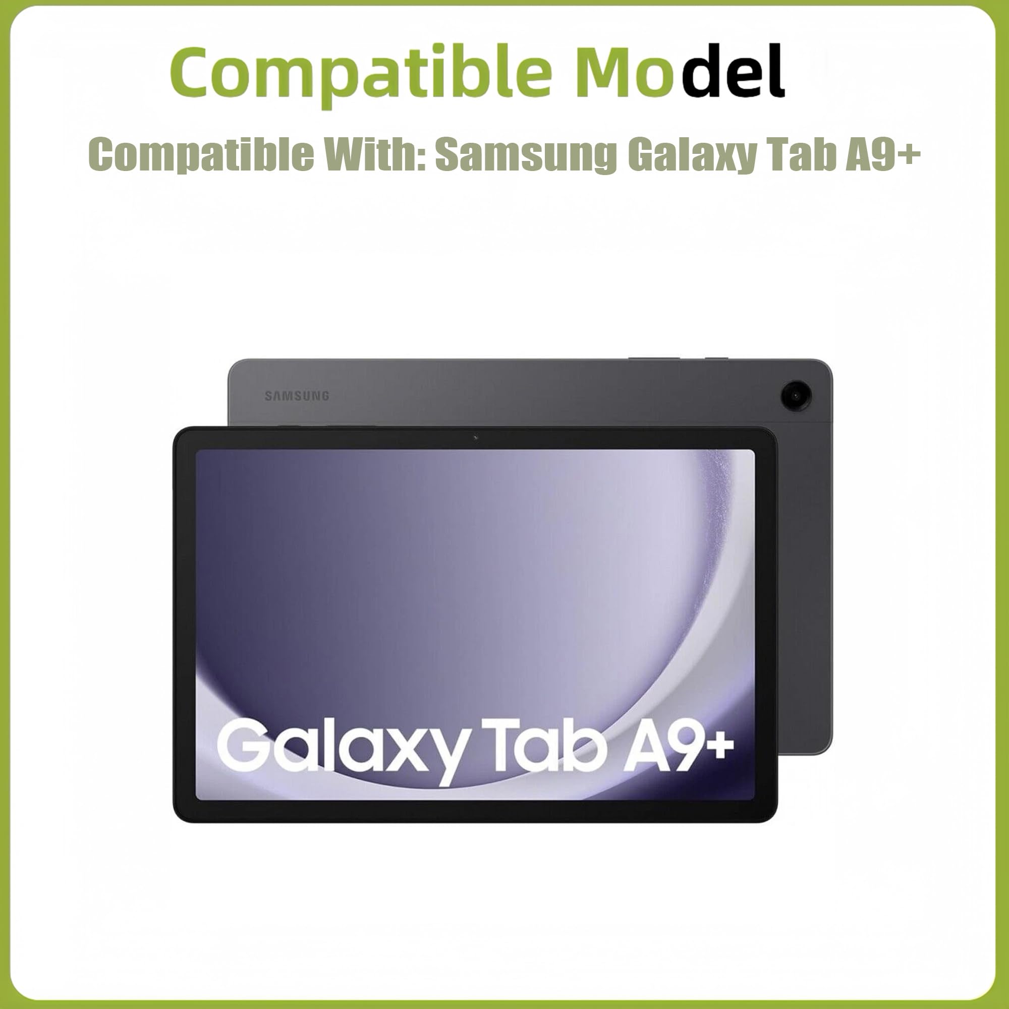 WT-S-W11 - Batteria di ricambio compatibile con Samsung Galaxy Tab A9+ SM-X210, SM-X215, SM-X216B con kit di attrezzi