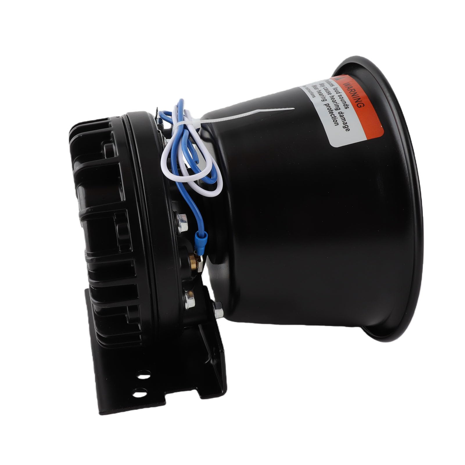 Tbest Haut-parleur de Sirène D'avertissement 200 W 130 DB, Cône D'alarme D'urgence, Klaxon de Voiture pour Camion, Ambulance, Routier, Haut-parleur en Alliage D'aluminium Haute