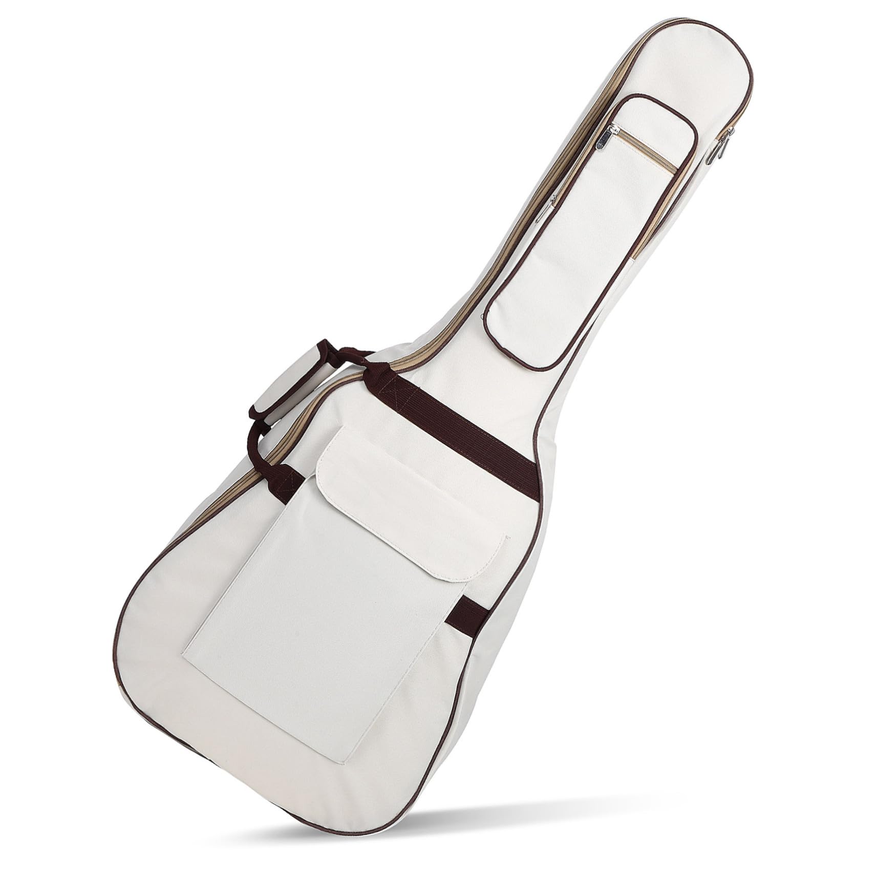 Custodia Grande Capacità e Oxford Chitarra Beige Acustica per Protezione Eccellente, Design Versatile per Trasporto Strumenti Musicali