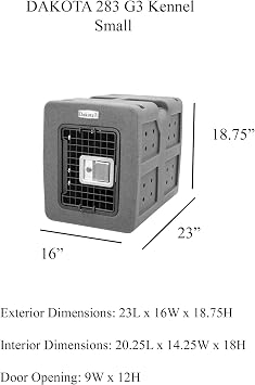 Dakota 283 G3 Framed Door Kennel