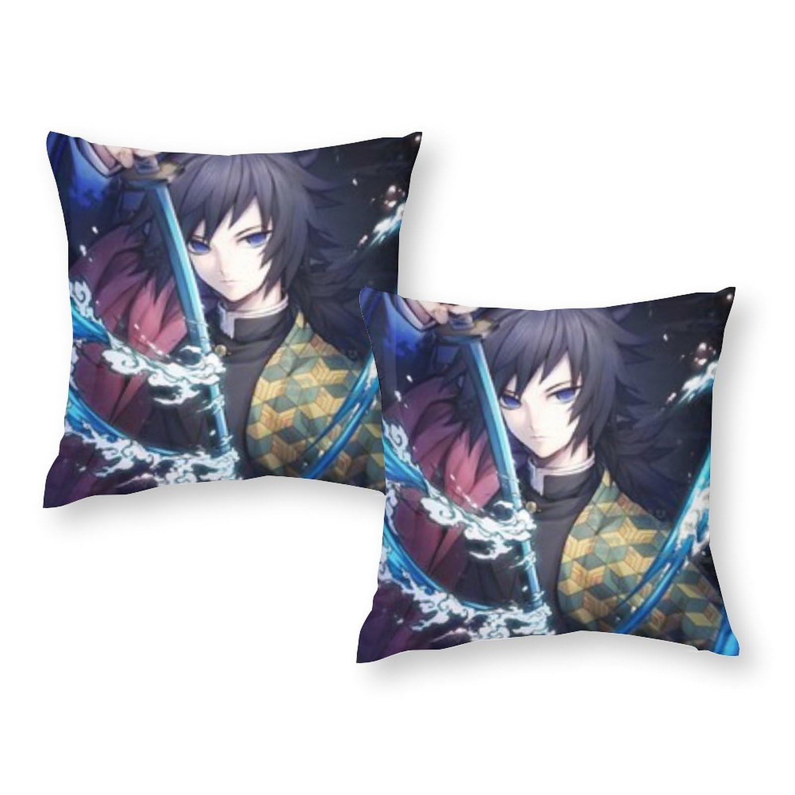 Amazon｜あいのにじょ 鬼滅の刃 冨岡義勇 (9) 抱き枕カバー クッション