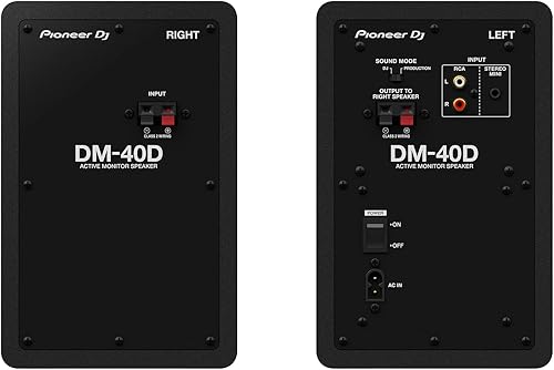 Miniatura 4 de Pioneer DJ DM-40D Altavoz de monitor activo de escritorio de 4 pulgadas - Negro
