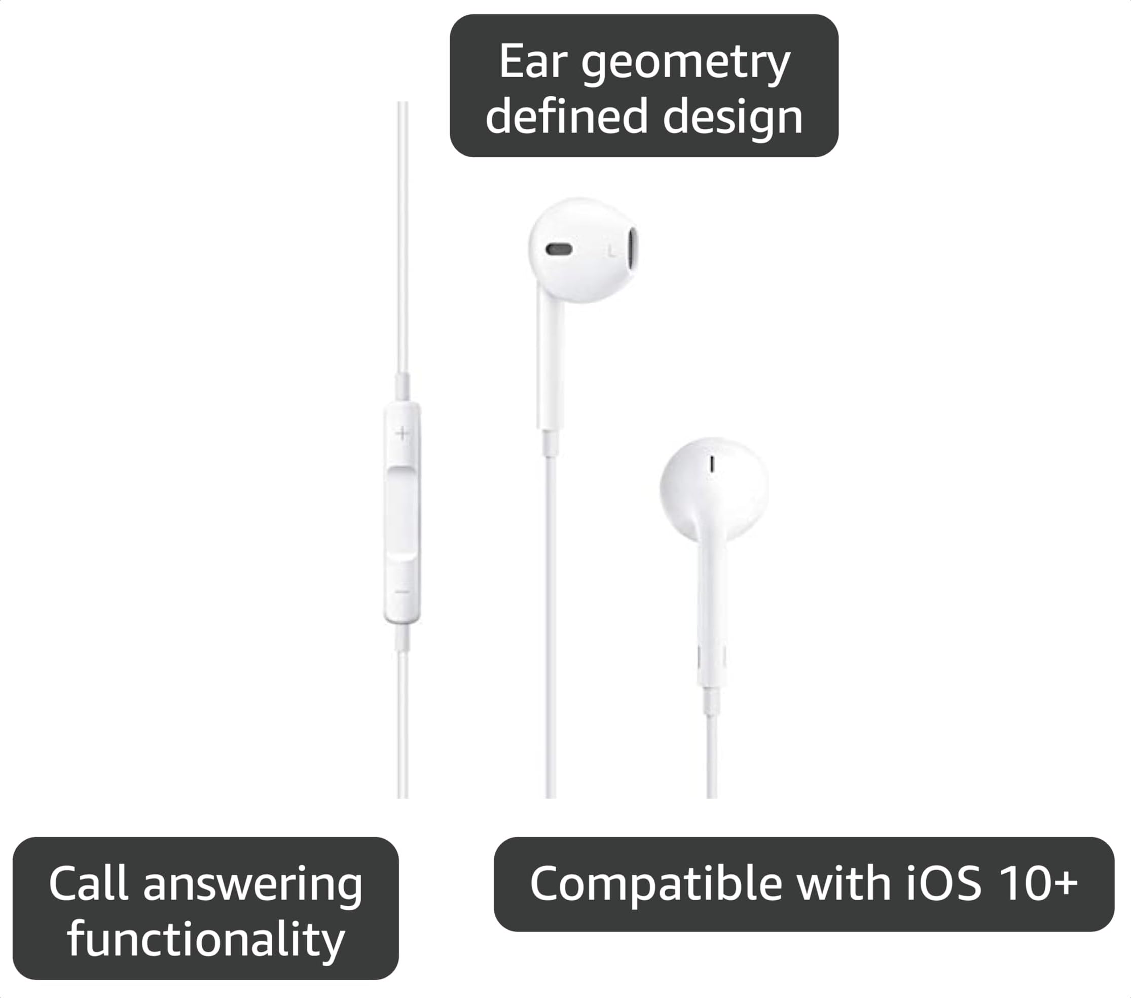 Amazon.com: Apple EarPods in-Ear Earbuds with Mic and Remote