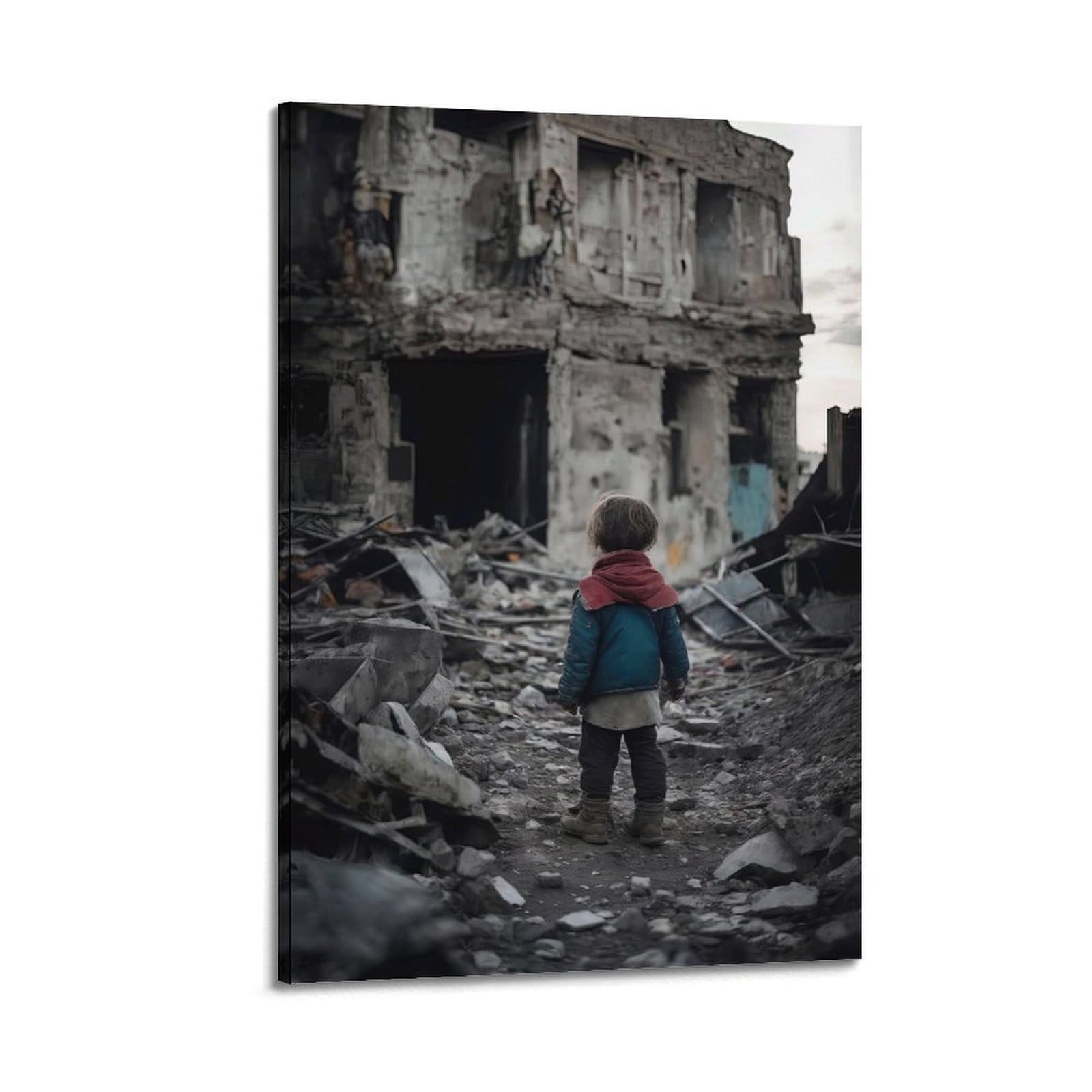 XKUGA Gaza Anti War Poster Palestine Strength Resistance Modern Decorative Canvas Prints - Ideal Wall Art for Family, Man Cave, Game Room, Boys & Girls Bedroom 20x30inch(50x75cm)