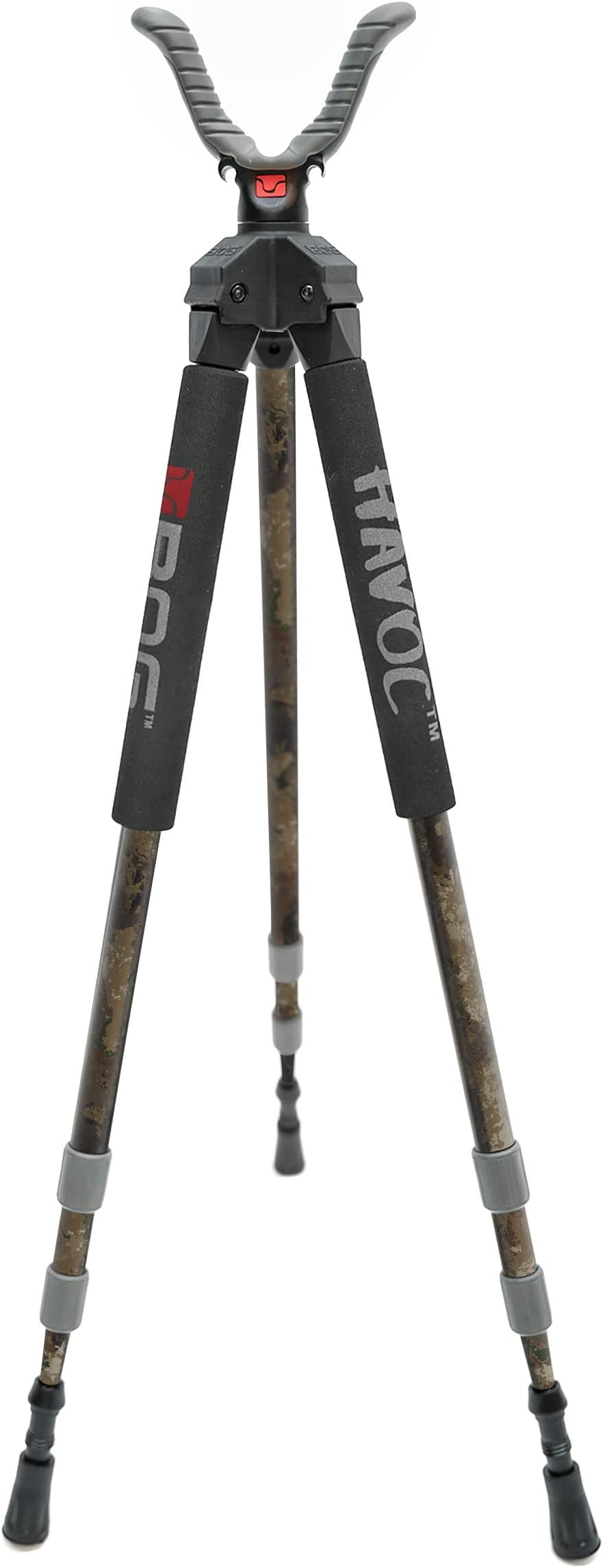 BOG Havoc Family with Universal Shooting Rest, Twist Lock Legs, Lightweight Aluminum Construction, Foam Grips for Shooting, Hunting, and Outdoors