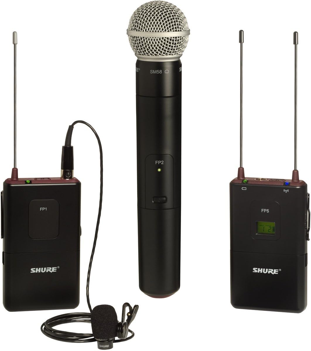 Shure FP125/83SM58 J3 FP1 FP2 FP5 SM58 Handheld WL183 Lavalier