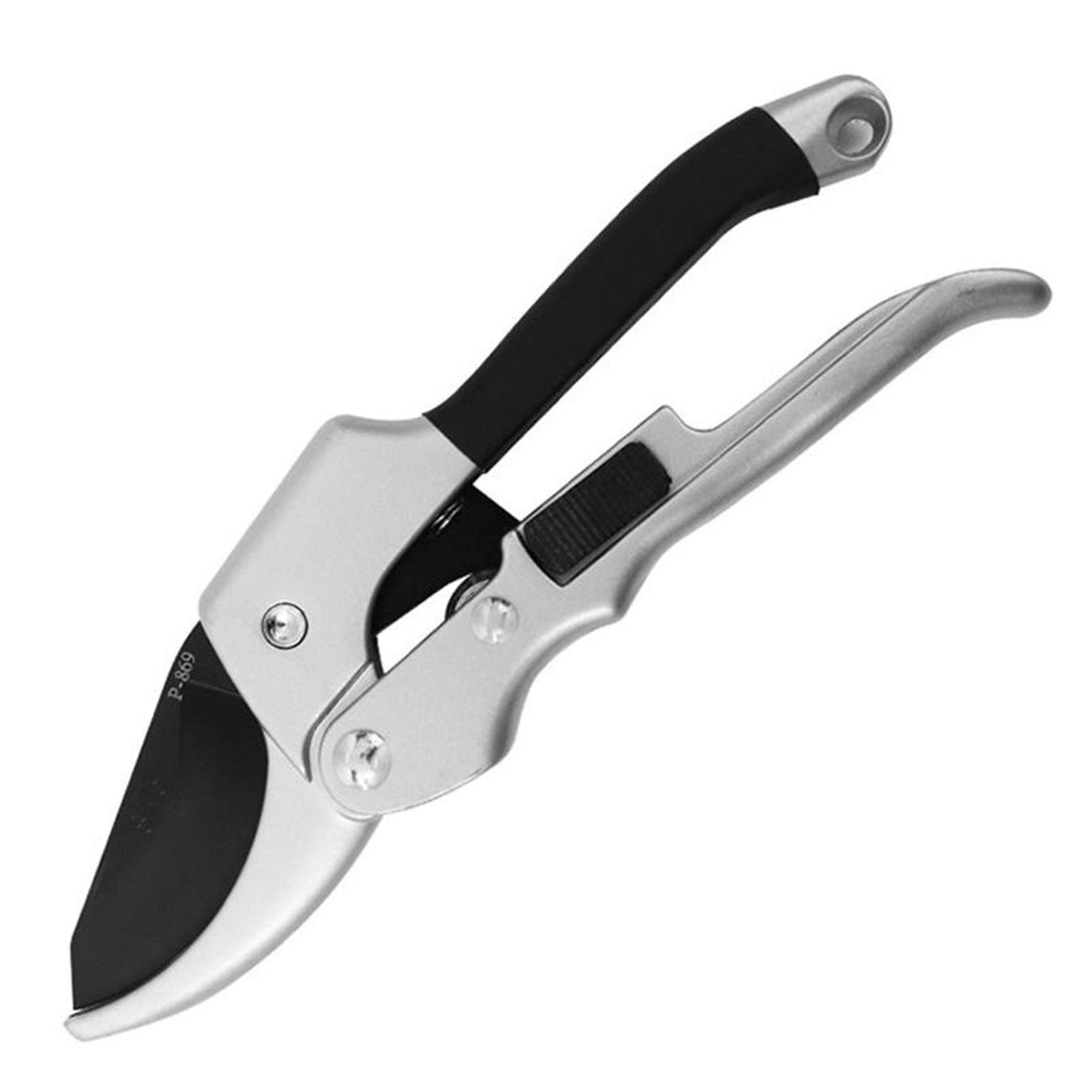 Gartenschere für den Garten, Gartenschere mit scharfer SK-5-Stahlklinge, Balkon, Terrasse, Blumen, Töpfe, Pflanzenschneiden, Ergonomie, komfortable, langlebige Schere für Jede Fami