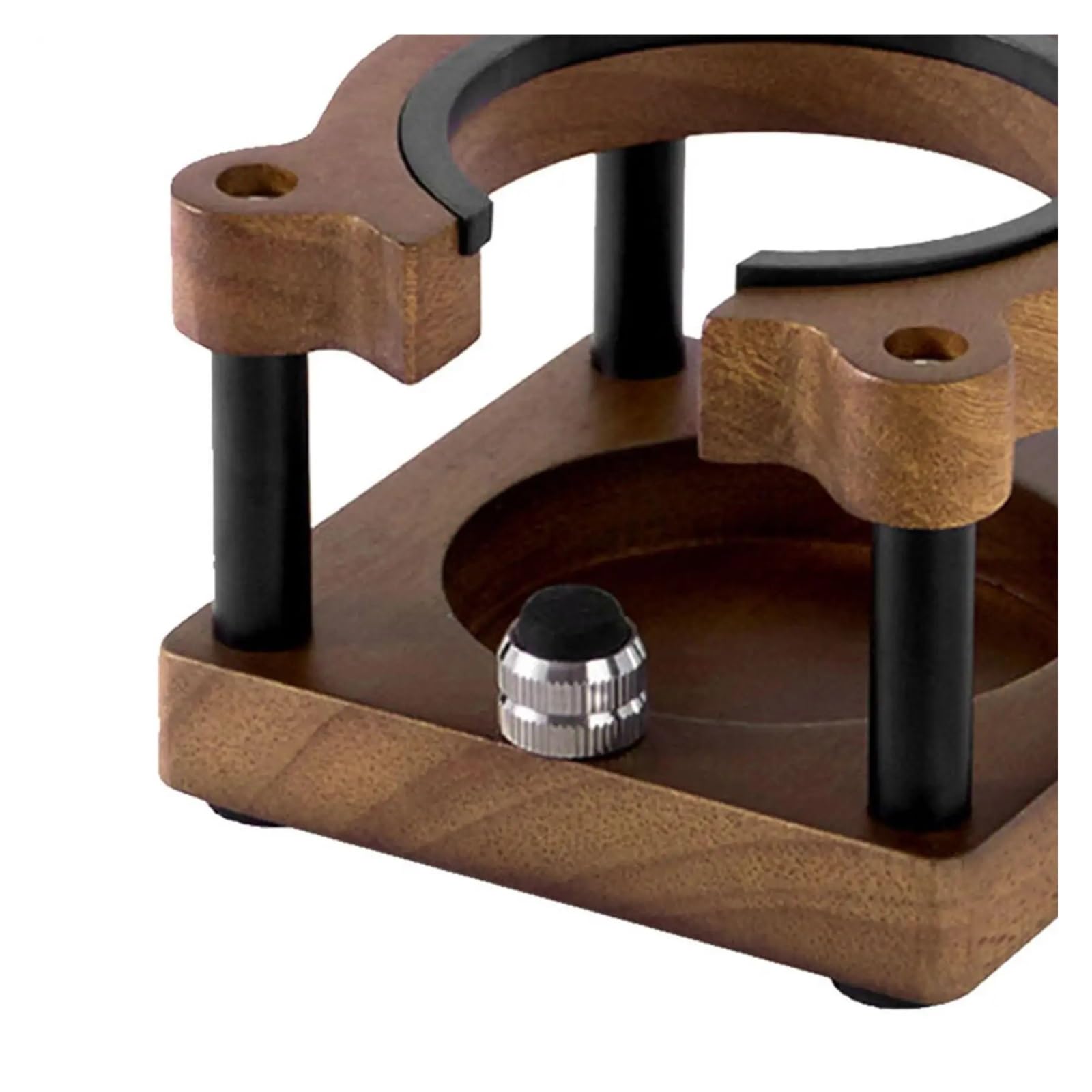 Stazione Di Pigiatura Del Caffè Manuale In Legno for Espresso Base Da 51/53/58 Mm for Tavolo Da Caffè Cucina Caffetteria Supporto Stabile