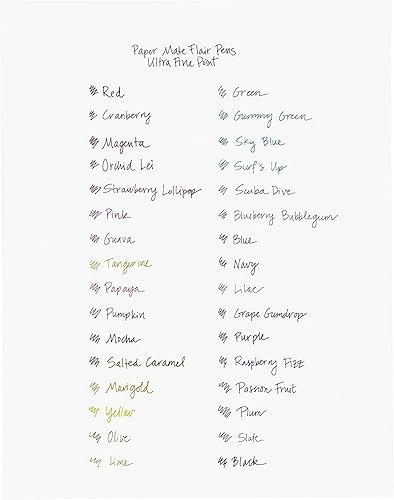 Paper Mate Flair Felt Tip Pens, Medium Point (0.7mm), Vivid Purple, 12 Count - For Teachers, Students, Classroom Use, Note-Taking, Arts & Crafts(12 Count (Pack of 12))