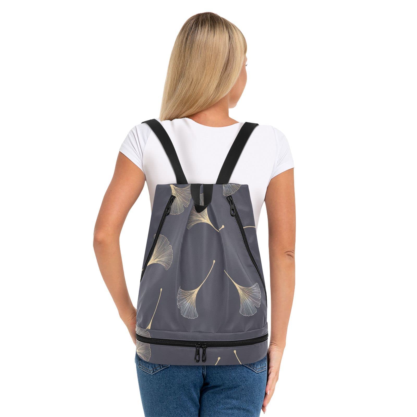 Netz-Schwimmtasche / Strandrucksack – Wasserdicht, 58x48 Cm, Großer 40-Liter-Hauptfach