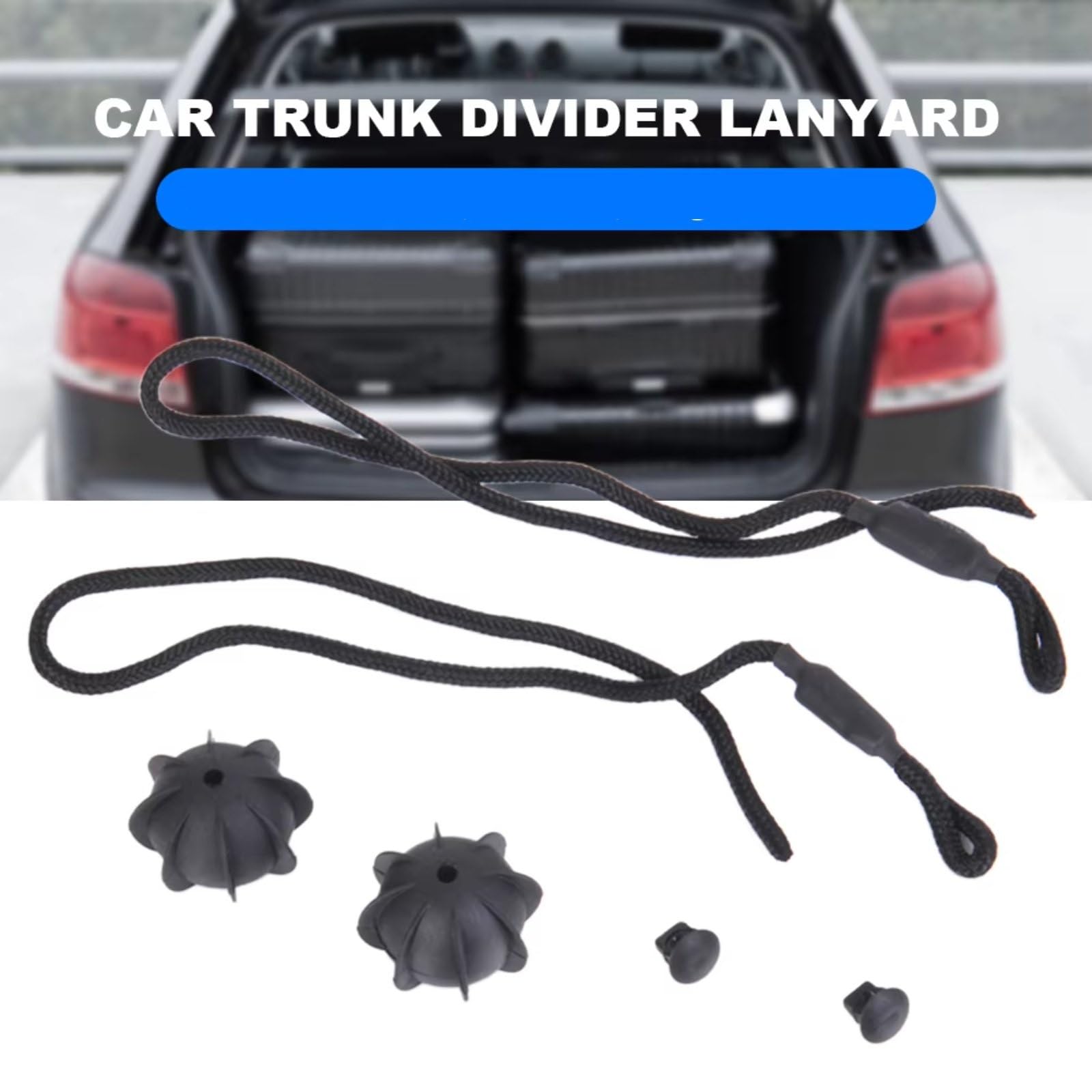 Trasera Maletero Cuerda Compatible con VW para GTI 2006-2013 1K6863447A9B9 Correas Estante De Paquete Trasero De Coche Cordón De Sujeción Maletero Cordón Puerta Trasera Bandeja Maletero Cuerda