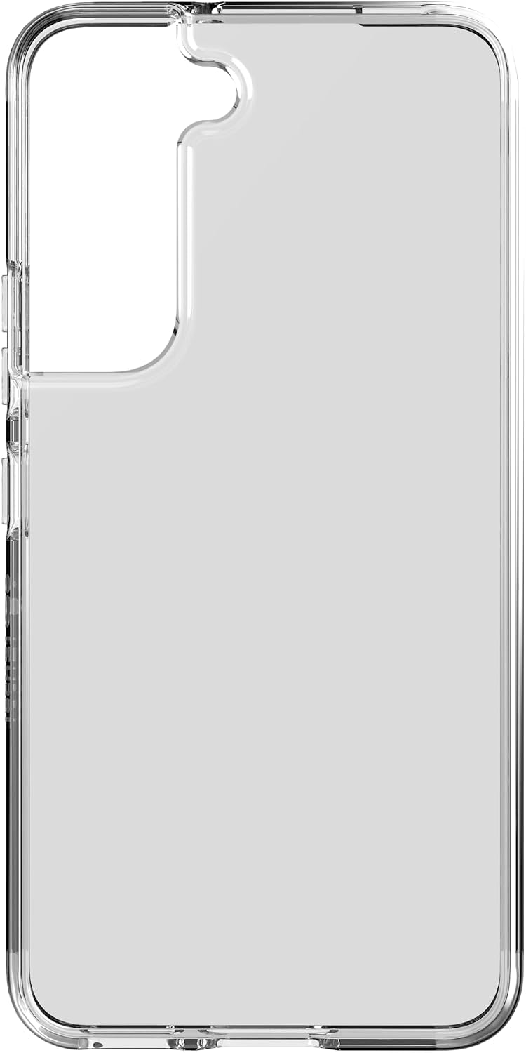 Tech21 Evo Lite Clear for Samsung Galaxy S22 – Transparent and Protective Phone Case with 8ft Multi-Drop Protection