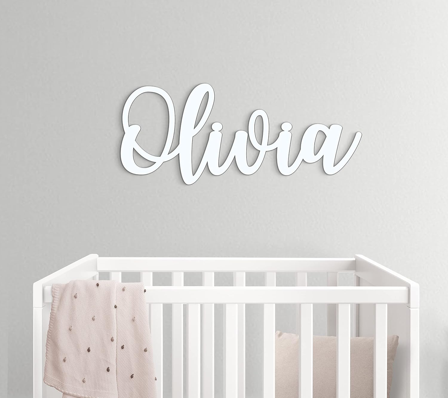 Kikone Prénom En Bois Personnalisé, Décoration Murale Chambre Enfant Bébé, Panneau De Nom Bois (20-88 Cm), Panneaux Personnalisés Enfants : Polices, Longueurs, Couleurs Disponibles.