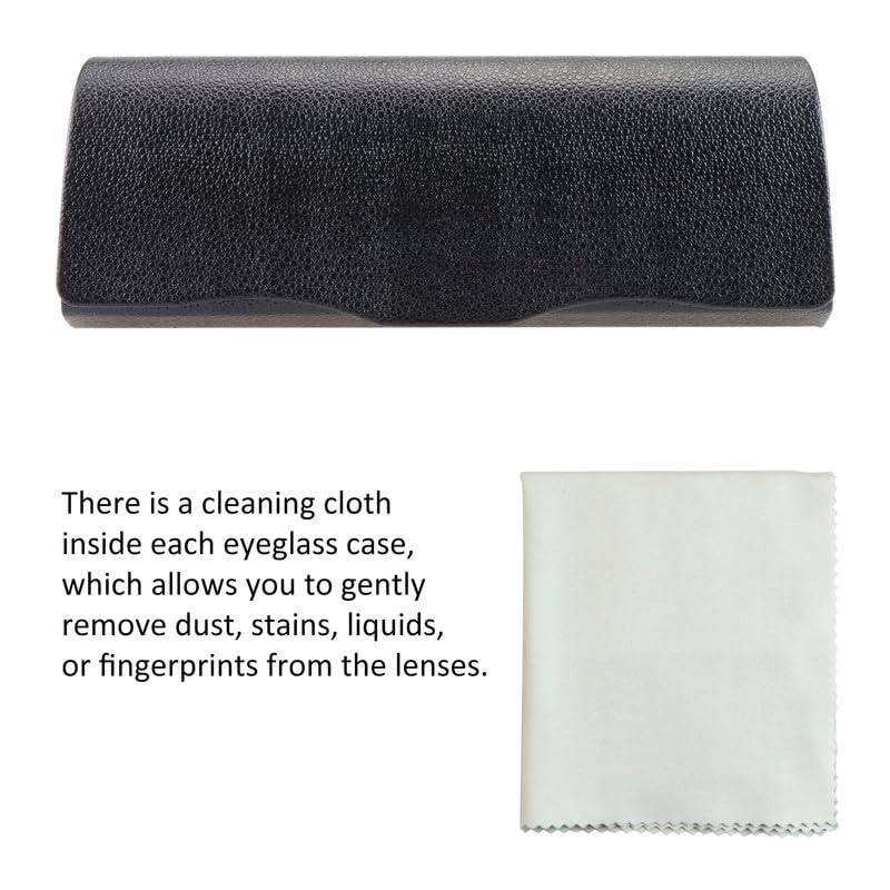 Image of VisionGlobal Hard Shell Eyeglass Case for Eyeglasses and Sunglasses for Men /Women and Kids