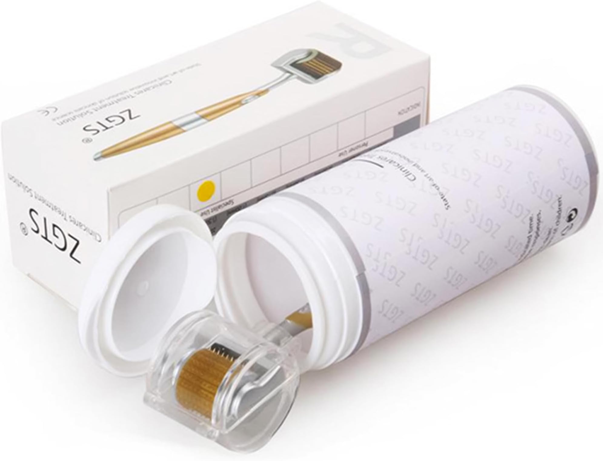 ZGTS Derma Roller System 192 Needles Titanium Alloy Needles Roller for Acne S...